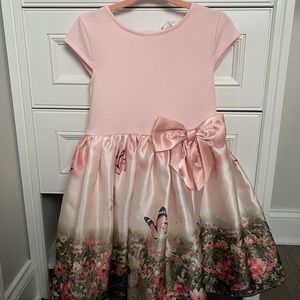 Girls H&M pink Easter Spring dress size 8-9